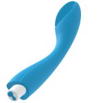 G-SPOT Gylbert Turkusowy – masażer punktu G, silikon medyczny, 10 trybów, IPX6, 200 mm