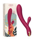Cici Beauty Rabbit – silikonowy model z podwójnym systemem wibracji, 10 trybów, 25 cm