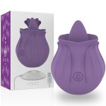 Intense Violet Liliowy – stymulator punktowy, 10 trybów, wodoodporny, silikon medyczny