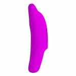Pretty Love Delphini fioletowy – stymulator palcowy, silikonowy, 10 trybów, USB