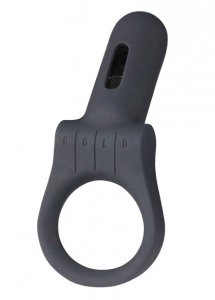 Sexshop - Bold Shepherd Cock Ring Black  - Innowacyjny wibrujący pierścień na penisa - online