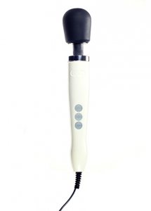 Sexshop - Doxy Die Cast Wand Massager Biały - Tytanowo-Aluminiowy Solidny Masażer sieciowy metalowy - online