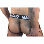 Macho MX25NN Jockstrap Czarny L – elastyczny, półprzezroczysty, sportowy krój