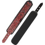 BEGME Kajdanki Premium Red Edition – regulowane, neoprenowa wyściółka, wegańska skóra, czerwone