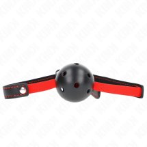 KINK Pasek z twardym elementem 4,5 cm – Regulowany, czarny, długość 56 cm