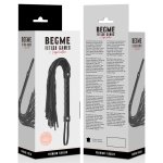 BEGME Flogger Black Edition – bat z wegańskiej skóry, czarny, lekki i trwały