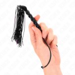 KINK Mini Bat Silikonowy z 6 Czarnymi Koralikami 26 cm – kompaktowy, ergonomiczny