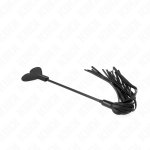 KINK Paddle Serce 35 cm – skórzana paletka dekoracyjna, czerwona, ergonomiczna