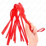 KINK Czerwony Bat Prosty 45 cm – model skórzany, trwały uchwyt