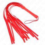 KINK Czerwony Bat Prosty 45 cm – model skórzany, trwały uchwyt