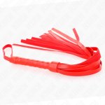 KINK Czerwony Bat Prosty 45 cm – model skórzany, trwały uchwyt