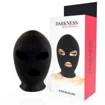 Darkness Maska tekstylna czarna na usta i oczy – uniwersalny rozmiar, elastyczny spandex