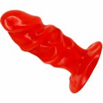 Baile Korek anatomiczny z przyssawką czerwoną – uniwersalny model PVC, ergonomiczny, czarny