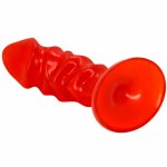 Baile Korek anatomiczny z przyssawką czerwoną – uniwersalny model PVC, ergonomiczny, czarny
