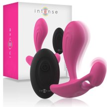 Intense Shelly Plug różowy – wibrujący model z pilotem, silikonowy, IPX7