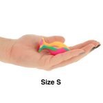 Intense Zestaw kolorowych wtyczek silikonowych – 3 rozmiary, wzór tie-dye, anatomiczne