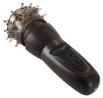 STROKER Rotating Vibe Thrust – automatyczna maszyna intymna, transparentna, obrotowa, 25,2 cm