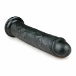 TOYJOY model Black 28,5 cm anatomiczna forma z przyssawką, czarny elastyczny