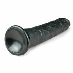 TOYJOY model Black 28,5 cm anatomiczna forma z przyssawką, czarny elastyczny