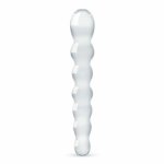 Glas No. 19 – Szklana Forma Anatomiczna z Segmentowanymi Kulami, 19 cm, uniwersalny design