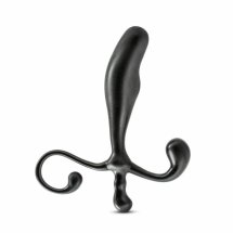 Blush Novelties Anal Adventures Model Prostate, Czarny, Silikonowy, Ergonomiczny, 12 cm