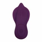 Evolved Velvet Hammer Purple – masażer intymny, podwojny system, wodoodporny, silikon