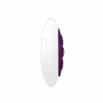 Evolved Velvet Hammer Purple – masażer intymny, podwojny system, wodoodporny, silikon