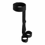 Bedroom Fantasies Soft Straps czarny system do unieruchamiania z regulacją i miękką powierzchnią