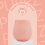 Skins Rose Buddies The Rose Purrz silikonowy model wibrujący USB, 10 trybów, różowy