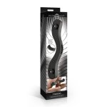 Thorns Humble de Madera z kolcami – czarny system kontroli ruchu, drewno bukowe, 37,5 cm