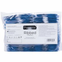 Pasante Ribbed Passion 144 szt. – Prezerwatywy lateksowe z wypustkami, nawilżane, struktura ribbed