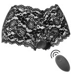 Black&Silver Zara – zdalny masażer z 10 trybami, majtki uniwersalne, silikon medyczny