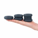 Boners Buffer Rings – zestaw 3 silikonowych pierścieni regulujących głębokość, niebieskie