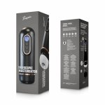Teazers Telescopic Intymna Maszyna Czarna – wibracje, podgrzewanie, dźwięk, 9 programów