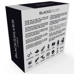 Black&Silver Zara – zdalny masażer z 10 trybami, majtki uniwersalne, silikon medyczny