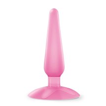 Crushious Jolly Pink – anatomiczna zatyczka silikonowa z przyssawką, 9 cm