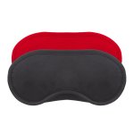 Crushious Zestaw Satynowych Opasek na Oczy Black/Red – 2 sztuki, uniwersalny rozmiar