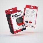 Crushious Zestaw Satynowych Opasek na Oczy Black/Red – 2 sztuki, uniwersalny rozmiar
