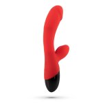 Crushious Dare Dong Red Wielofunkcyjny Model Intymny z Wibracjami USB i 8 Trybami Pracy