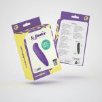 Crushious G-Finder Mini Masażer Punktowy Fioletowy 8 cm ABS Kompaktowy i Ergonomiczny