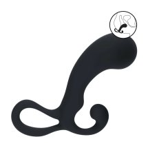 LEVELZ Bulb M Anatomiczny Masażer Prostaty z Pętlą Czarny – silikon medyczny