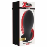 Hidden Desire Extreme Heavy Stretcher Plug XL anatomiczny korek silikonowy 7,5 cm czarny