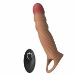 Pretty Love Teksturowana rękawica wibrująca TPE z pilotem, 12 trybów, ładowanie USB