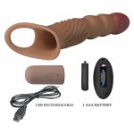 Pretty Love Teksturowana rękawica wibrująca TPE z pilotem, 12 trybów, ładowanie USB