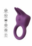 ToyJoy Eos The Rabbit C-Ring silikonowy pierścień z podwójną wibracją, 4 tryby, wodoodporny
