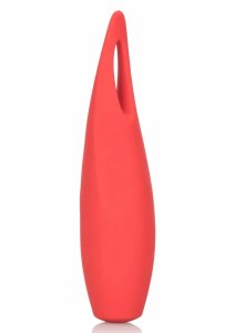 CalExotics Red Hot Spark kompaktowy masażer silikonowy 10 trybów, wodoodporny i ładowany USB