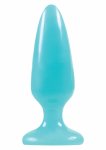 NS Novelties Pleasure Plug Medium anatomiczna wtyczka TPE, świecąca, średni rozmiar