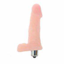 BAILE Slik Pleasure Love Clone wibrator anatomiczny, teksturowany TPR, regulowane wibracje