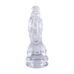 Doc Johnson Invader Fantasy Model 21,6 cm Transparentny – anatomiczny model z przyssawką, Crystal Jellies