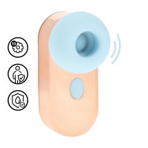 Budsie Earbud AirTap® kompaktowa maszyna intymna 10 trybów, wymienna głowica, niebieska